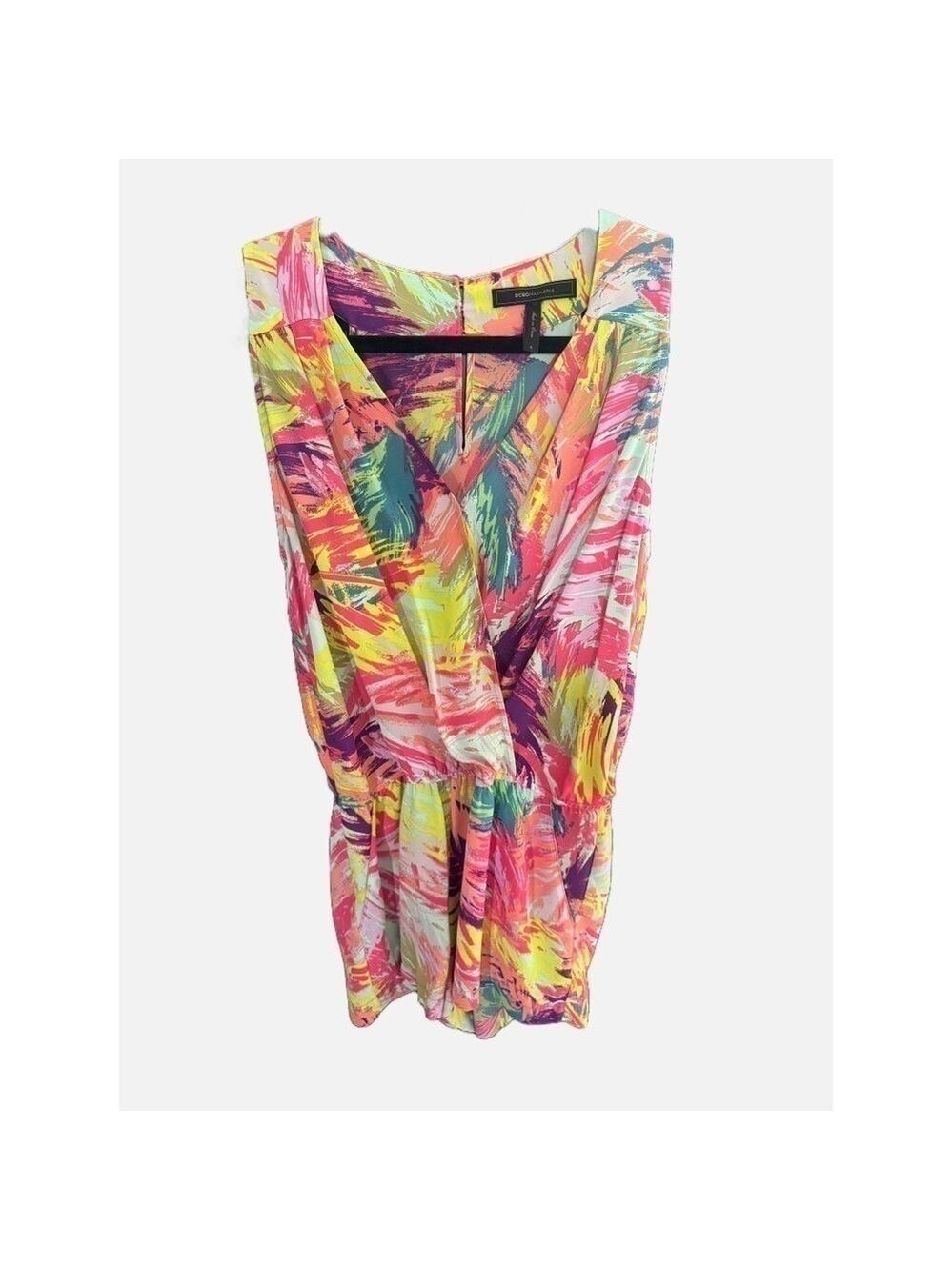 BCBG Colorful Romper - Size Small